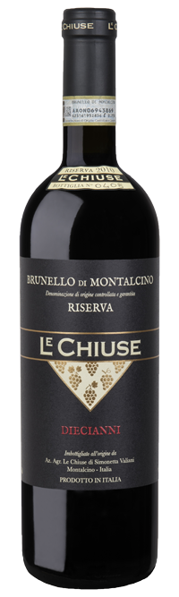 Le Chiuse Brunello di Montalcino Riserva 'Diecianni' DOCG 2010
