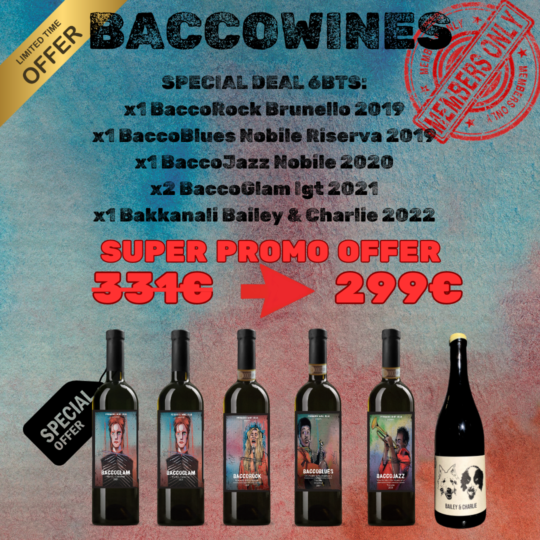 BACCO WINES SPECIAL DEAL 6 bottles