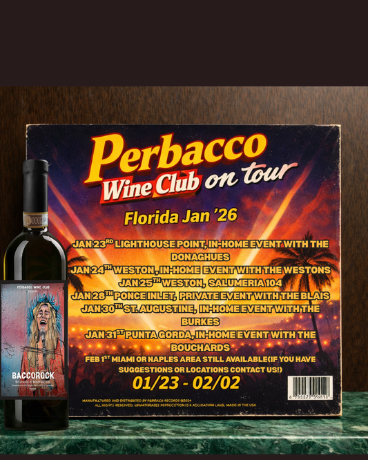 Perbacco Wine Dinner @ Salumeria 104, Weston, FL. Jan 25th 2026, 6,30PM