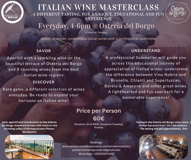 Italian Wine Masterclass