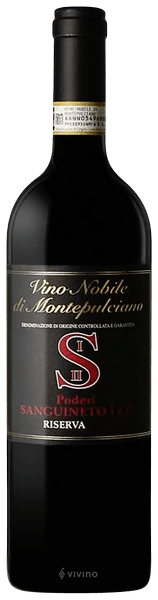 Poderi Sanguineto Nobile di Montepulciano Docg Riserva 2019