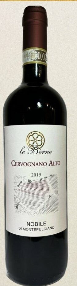 Le Berne Vino Nobile di Montepulciano Cervognano Alto Docg 2019