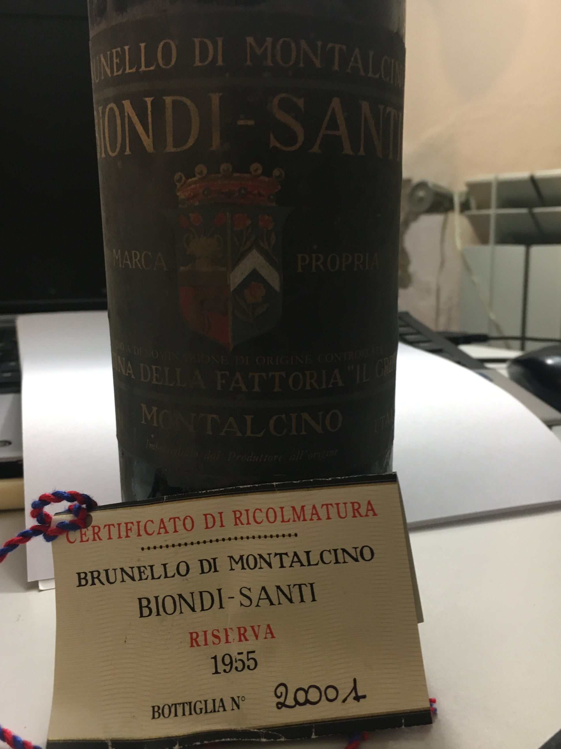 Biondi-Santi Brunello di Montalcino Riserva 1955 - Perbacco Wine Club 